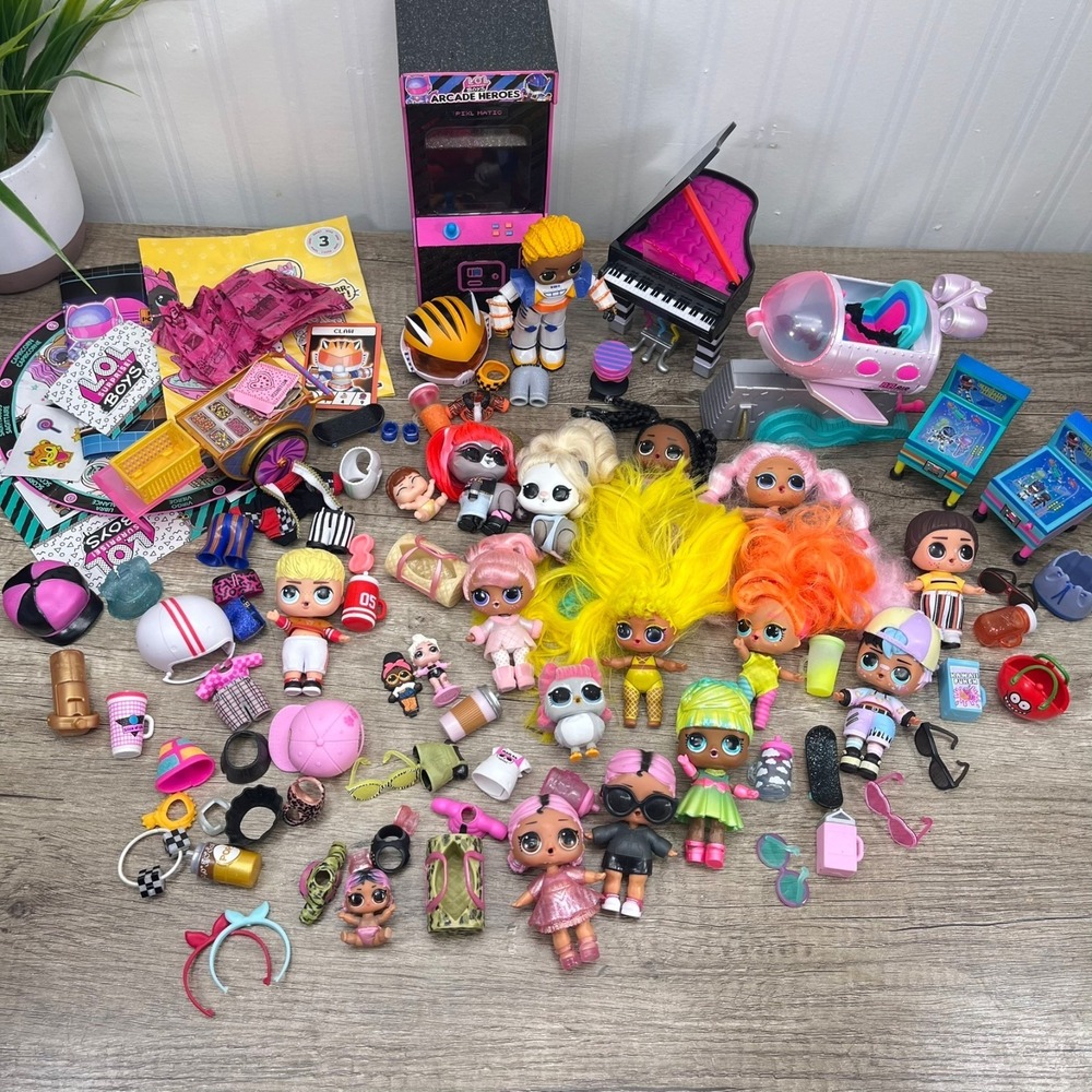 HUGE Lot LOL Surprise! - Boy Dolls, Clothes, Pets & Accessories